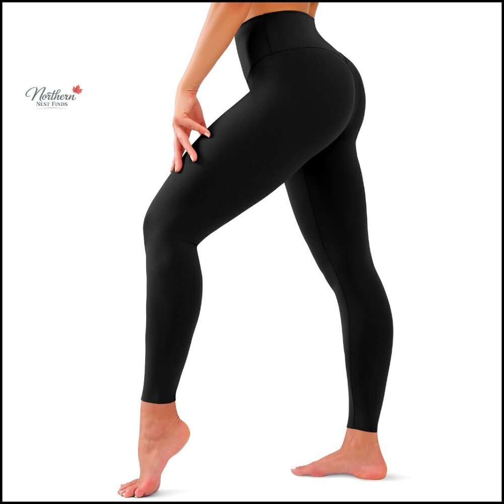 High Waist Tummy Control Leggings, 4-Way Stretch, Moisture-Wicking, Full Length